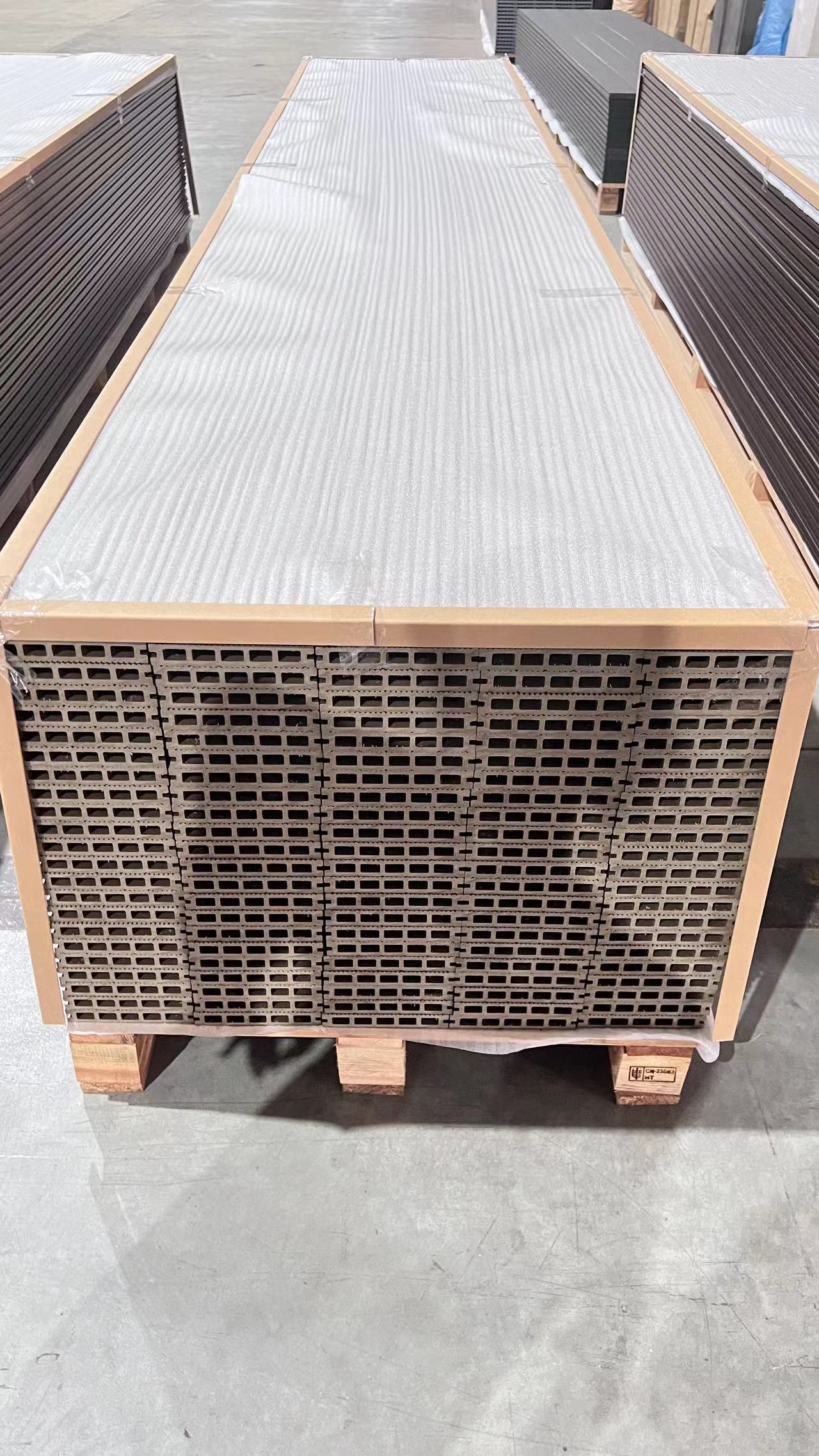 3D 表面中空 WPC デッキ