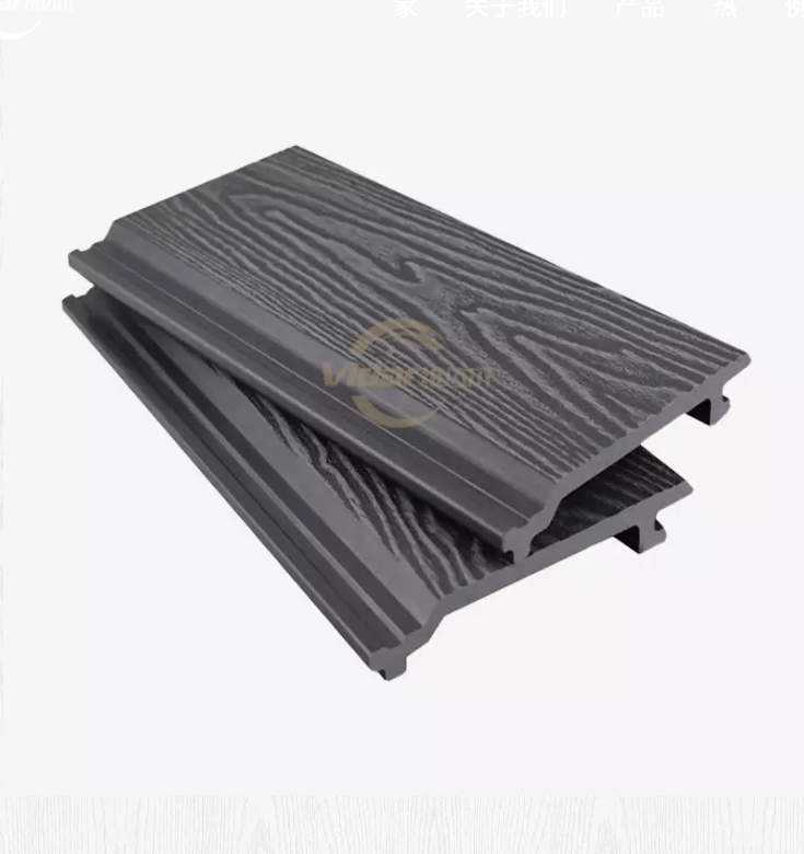 3D エンボス加工された WPC 外壁パネル