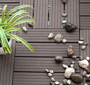 DIY インターロック屋外 WPC タイル